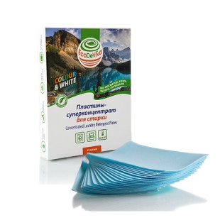 Plátky koncentrovaného prípravku (detergentu) na pranie